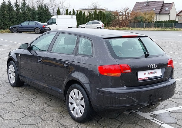 Audi A3 cena 24500 przebieg: 199000, rok produkcji 2007 z Ciężkowice małe 529